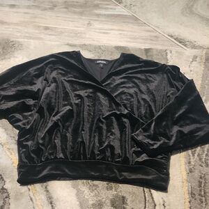 Express Elegant Black Top